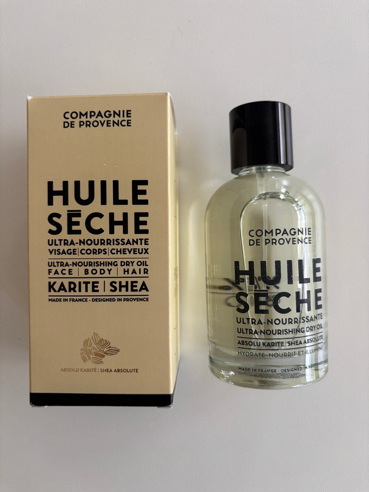 Huile Sèche Ultra-nourrissante Compagnie de Provence 100ml, Bijoux, Sacs & Beauté, Enlèvement ou Envoi, Neuf, Body lotion, Crème ou Huile