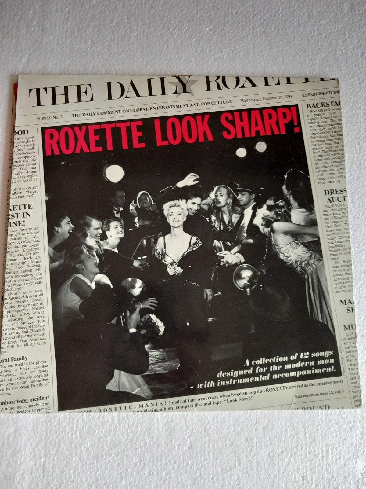 ROXETTE. THE LOOK. 1988 LP, Ophalen of Verzenden, LP