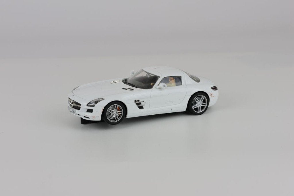 Carrera Digital 132 30542 Mercedes SLS AMG Coupe white, Ophalen of Verzenden, Gebruikt, Carrera