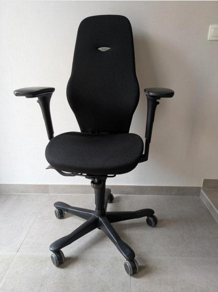 Ergonomische bureaustoel Kinnarps 6000, Huis en Inrichting, Bureaustoelen, Ophalen, Gaming bureaustoel, Zwart, Zo goed als nieuw
