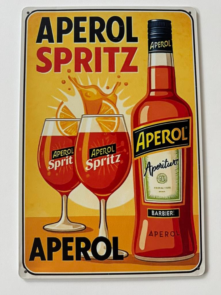 Panneau d'affichage en métal Aperol, Enlèvement ou Envoi, Neuf, Panneau publicitaire