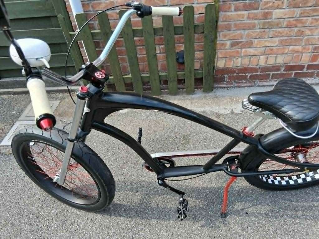 chopperfiets  uniek stuk merk electra cruiser, Fietsen en Brommers, Terugtraprem, Gebruikt, 65 cm of meer, Ophalen