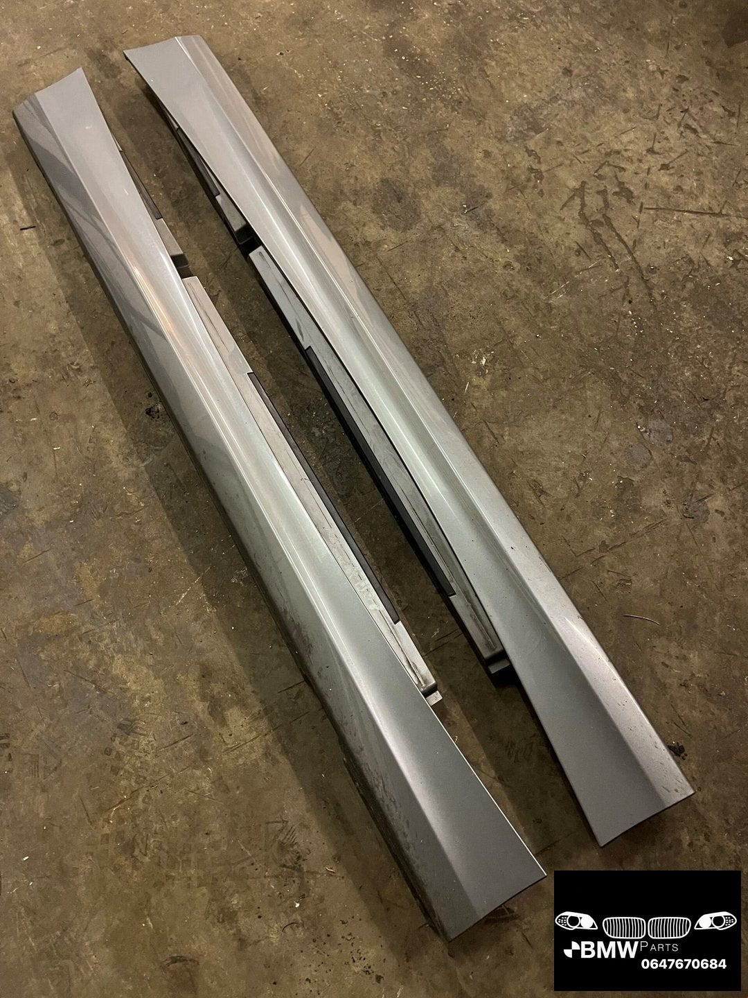 Sideskirt dorpel links rechts Bmw 1-Serie E87 spacegrau, -, Enlèvement, Utilisé, -