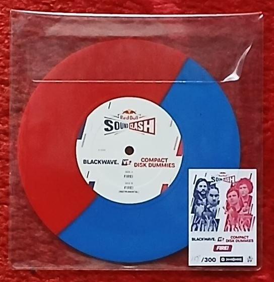 BLACKWAVE vs COMPACT DISK DUMMIES - Fire 7" - ltd, Cd's en Dvd's, Vinyl | Dance en House, Verzenden, 7 inch, Trip Hop of Breakbeat