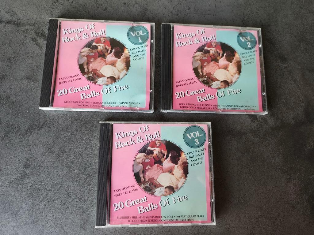 CD (3) Les rois du rock and roll, Enlèvement ou Envoi, Utilisé, Rock and Roll