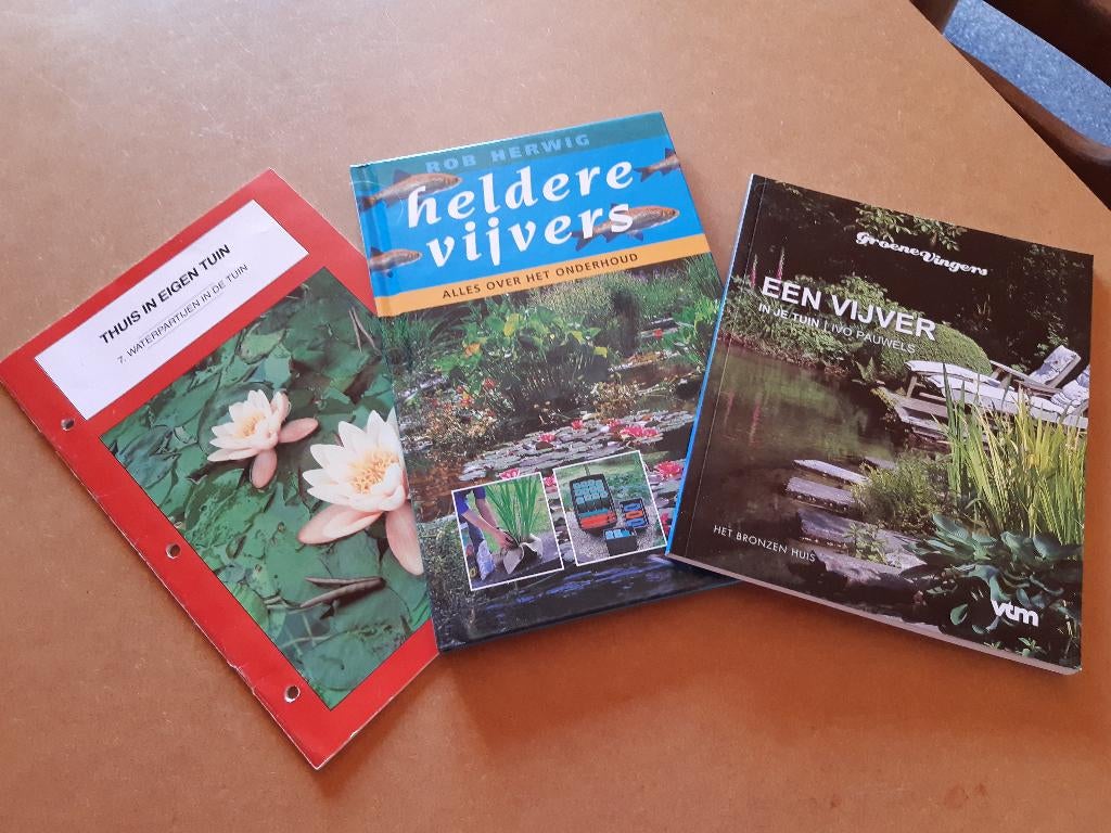 vijverboekjes, Tuin en Terras, Vijver-toebehoren, Ophalen, Zo goed als nieuw, Overige typen