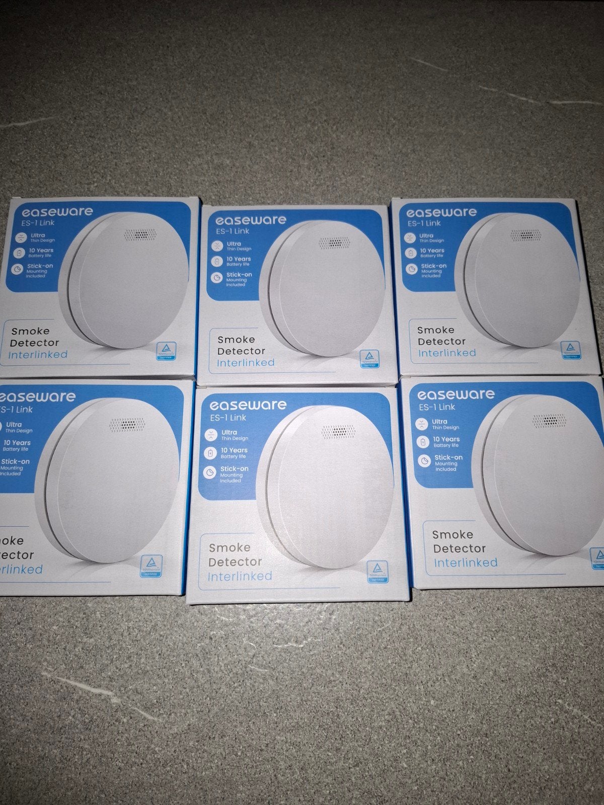 6  nieuwe Koppelbare rookmelders, Ophalen of Verzenden, Nieuw
