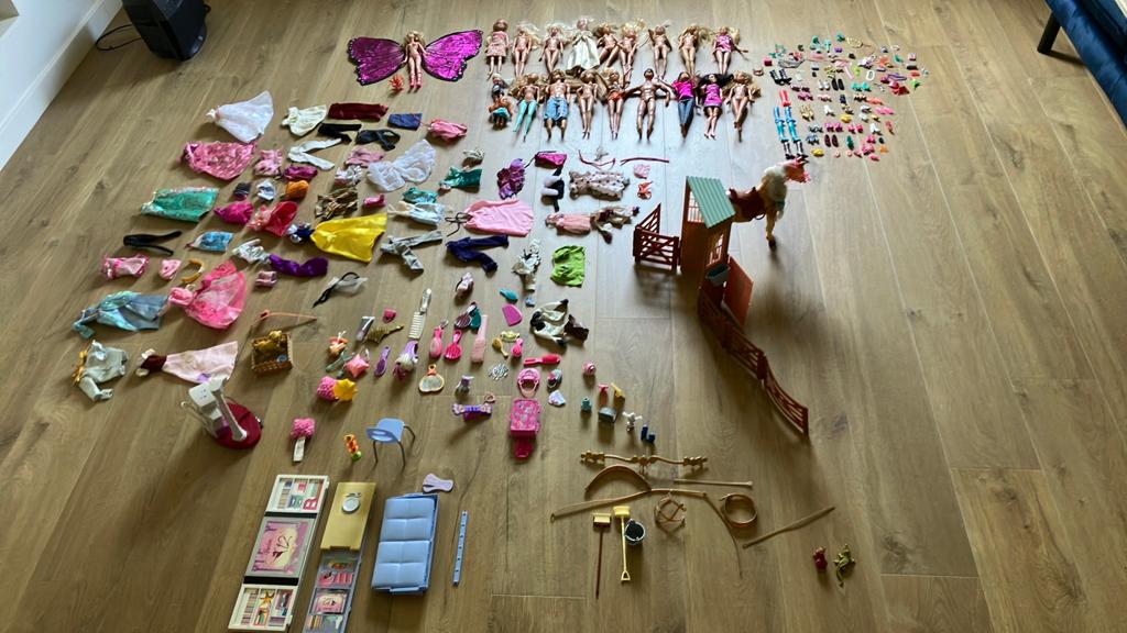 20 poupées Barbie et de nombreux accessoires, Enlèvement ou Envoi, Utilisé, Baby Pop