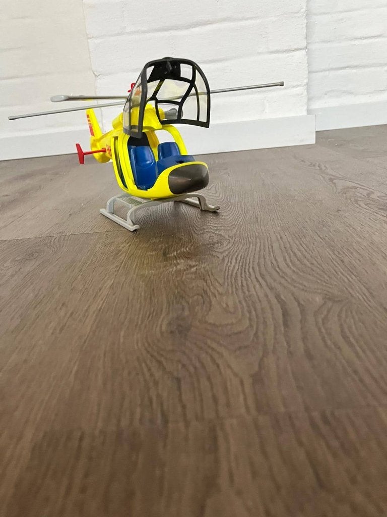 Playmobil helicopter, Kinderen en Baby's, Speelgoed | Playmobil, Ophalen, Gebruikt, Complete set, Voertuig