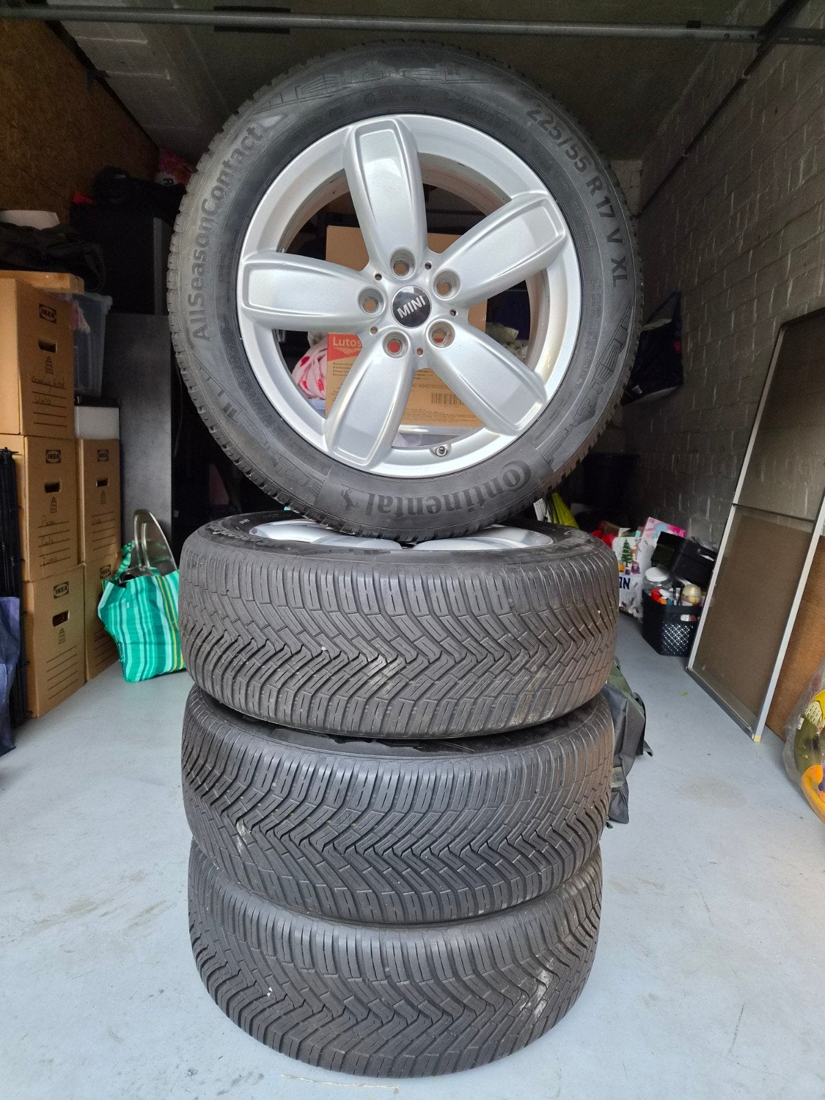 smoke velgen Mini, Gebruikt, Banden en Velgen, 17 inch, All Season