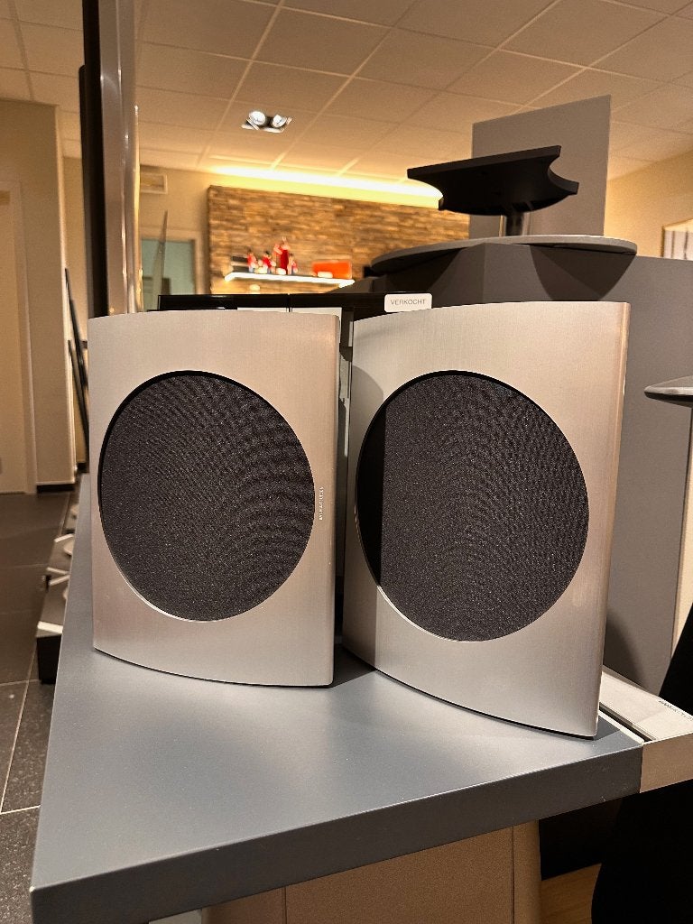 Bang & Olufsen Beolab 17 Silver WISA - B&O, Stereo speakers, Info@bang-olufsen.dk, Zo goed als nieuw, Bang & Olufsen