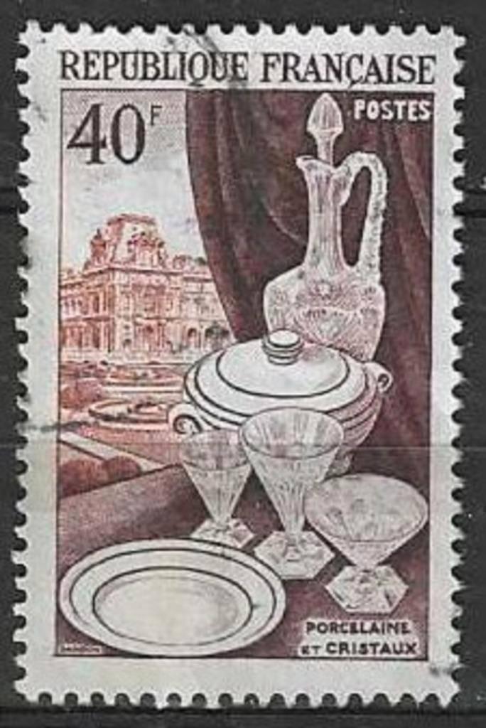 Frankrijk 1954 - Yvert 972 - Kunstambachten  (ST), Postzegels en Munten, Verzenden, Gestempeld