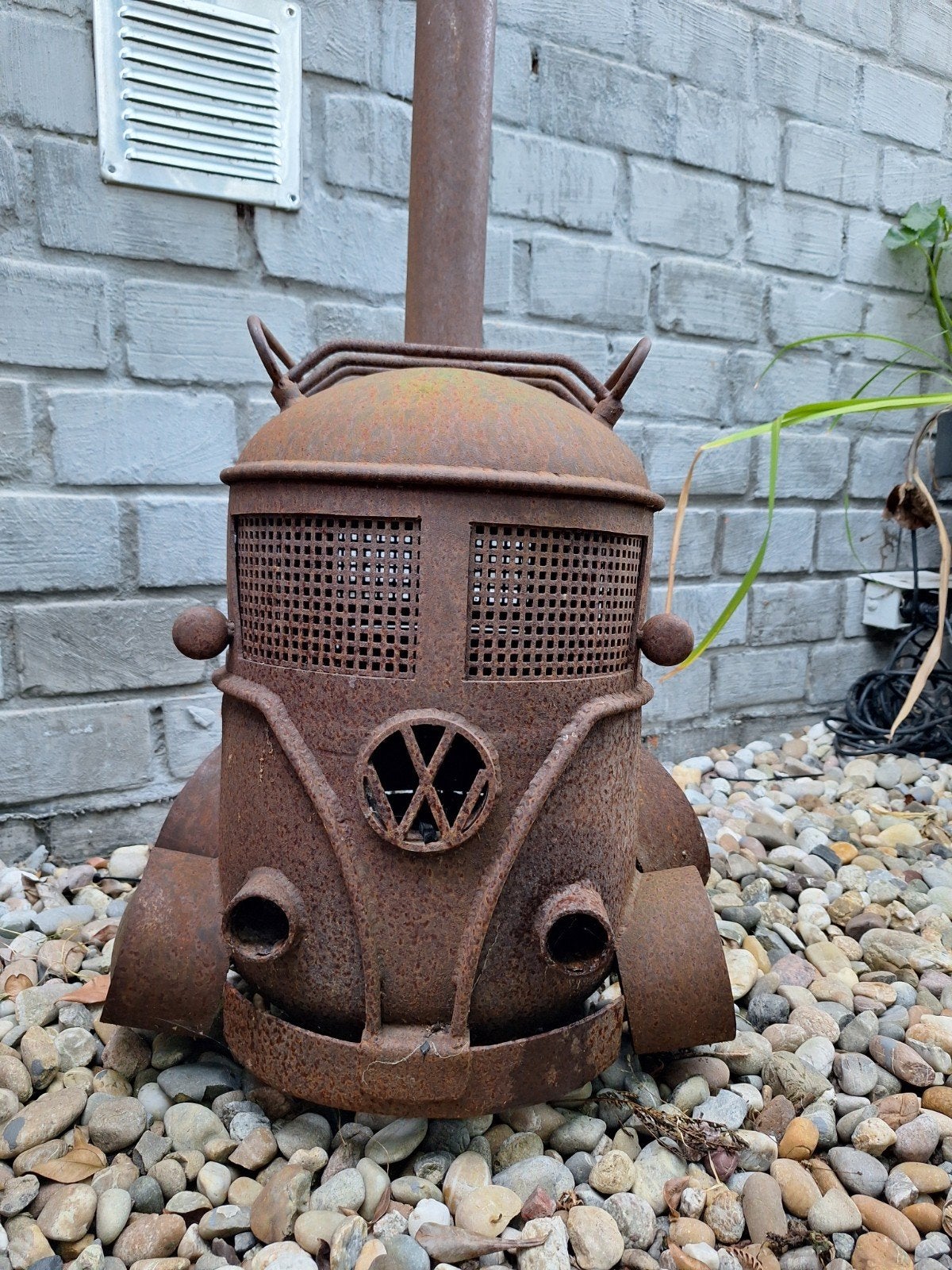 tuinkachel volkswagen T1, Ophalen