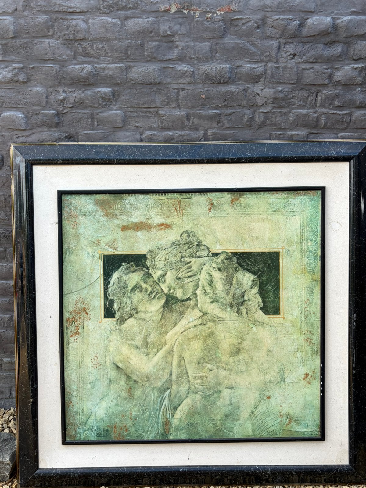 Groot kunstwerk "Stoic Romance III" – Richard Franklin, Antiek en Kunst, Ophalen