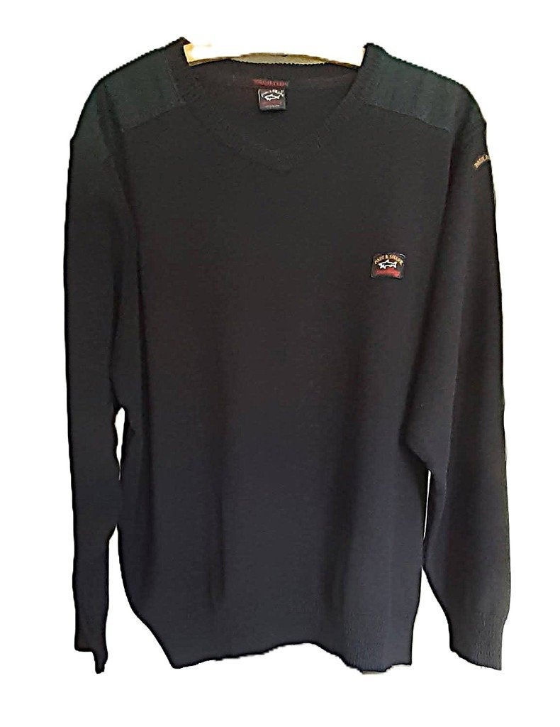 Paul & Shark Yachting V-hals Trui Marineblauw XL, Kleding | Heren, Truien en Vesten, Maat 56/58 (XL), Gedragen, Paul & Shark, Verzenden