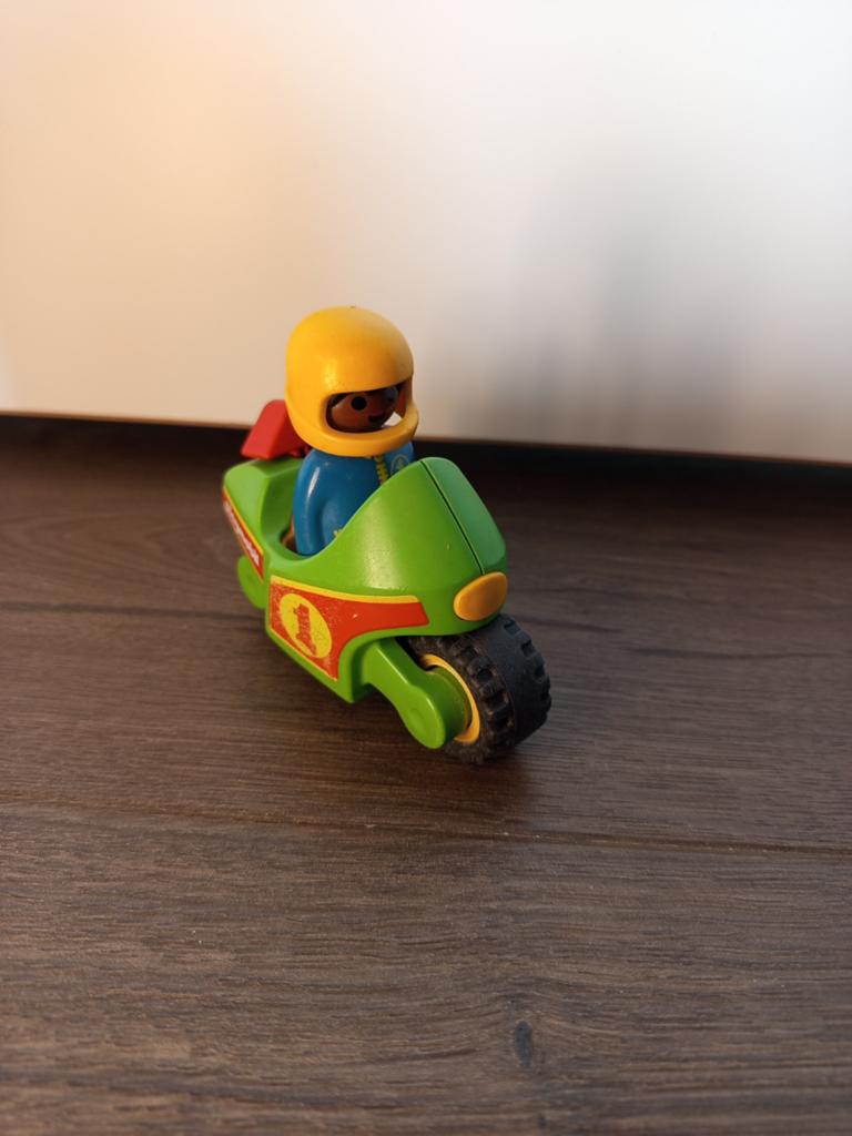 Playmobil man met moto, Kinderen en Baby's, Speelgoed | Playmobil, Ophalen, Zo goed als nieuw, Los Playmobil