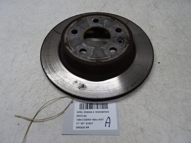 FREIN DISQUE ARRIÈRE Opel Mokka / Mokka X (01-2012/12-2019), Opel, Opel Automobile GmbH, Utilisé, Kontakt-opel@opel.com