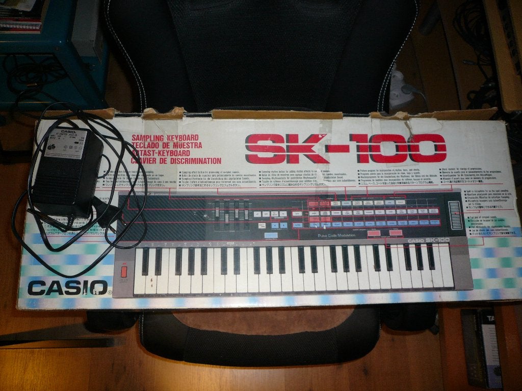 Casio SK-100 lo-fi sampler/keyboard 80s classic, Muziek en Instrumenten, Samplers, Ophalen of Verzenden, Zo goed als nieuw