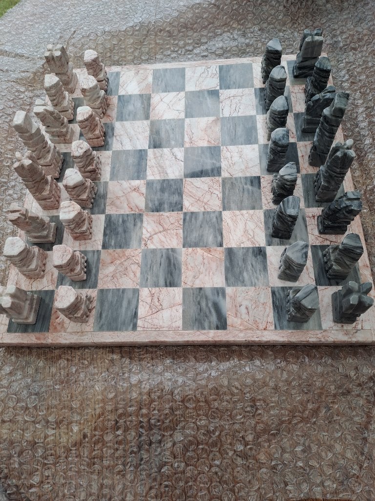 jeu d'échecs en marbre du Mexique, 1 ou 2 joueurs, Enlèvement