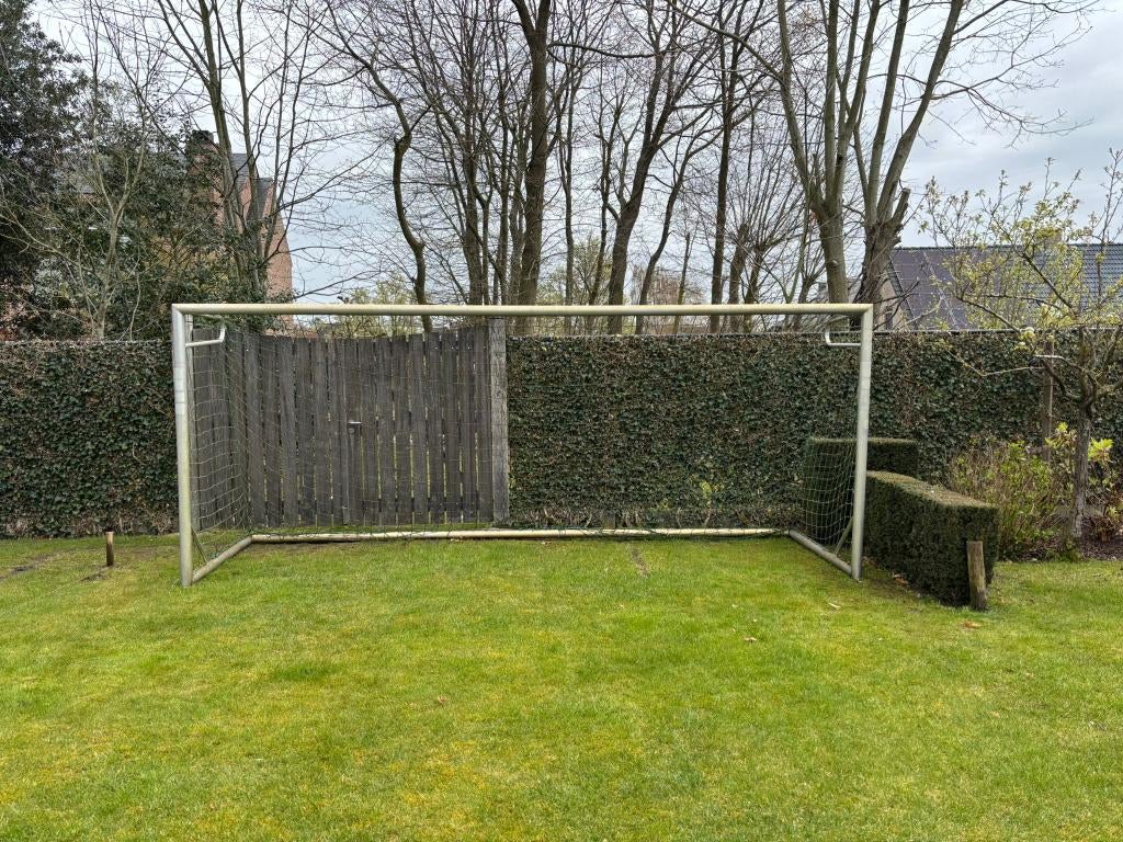 Aluminium voetbaldoel 5,15 x 2,10m – stevig en groot formaat, Sport en Fitness, Voetbal, Ophalen, Gebruikt, Overige typen