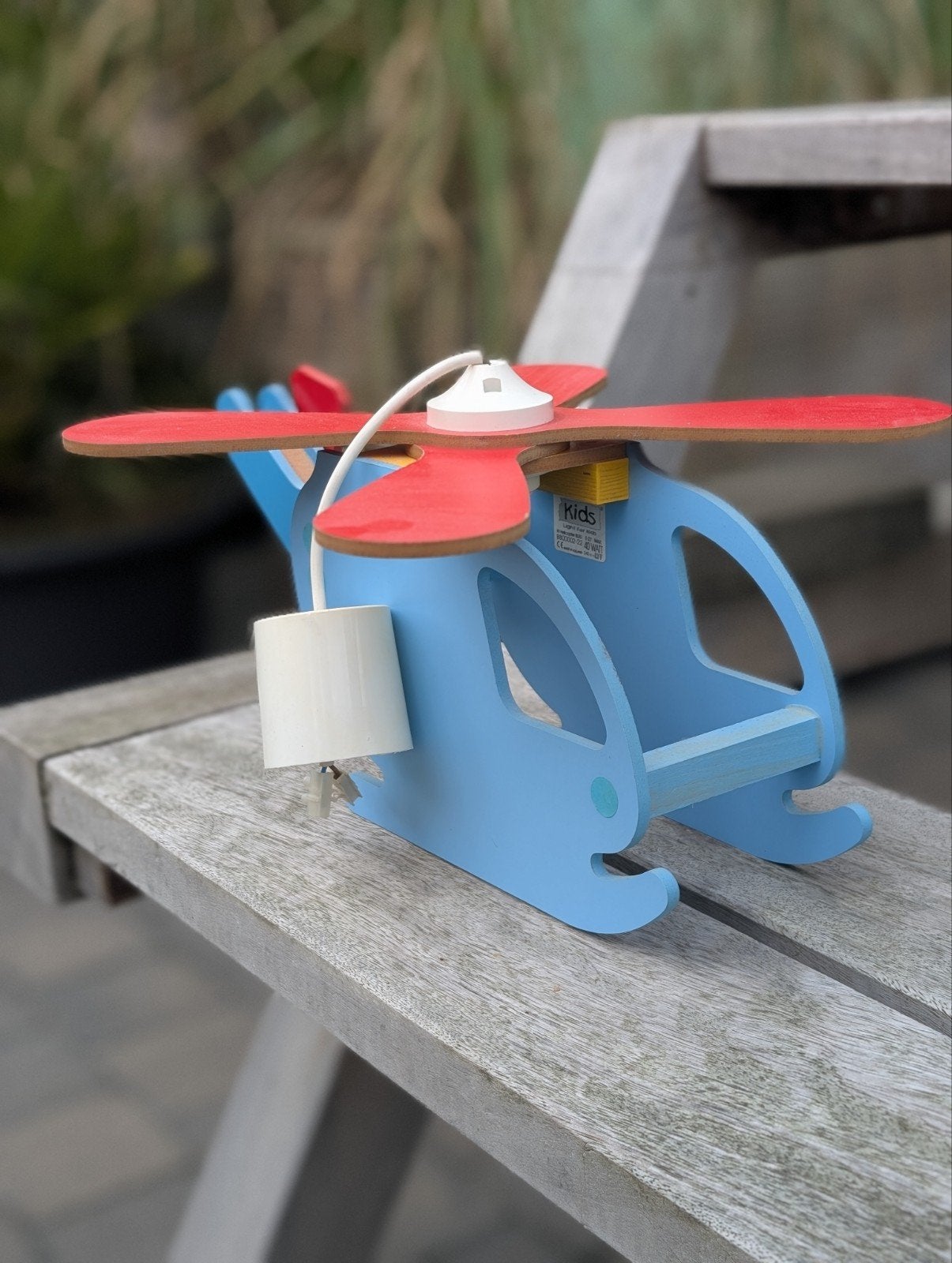 Helikopter lamp slaapkamer, Ophalen, Gebruikt, Lamp