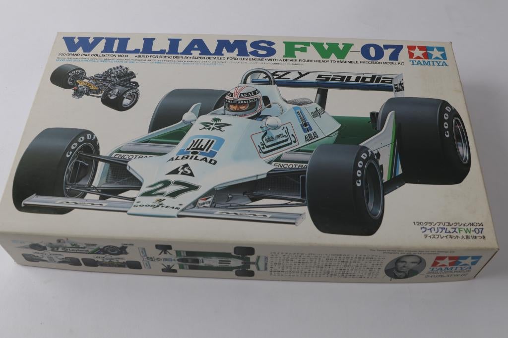 Tamiya Williams FW-07 1/20, Hobby & Loisirs créatifs, Voiture, Tamiya inc, Comme neuf, Tamiya