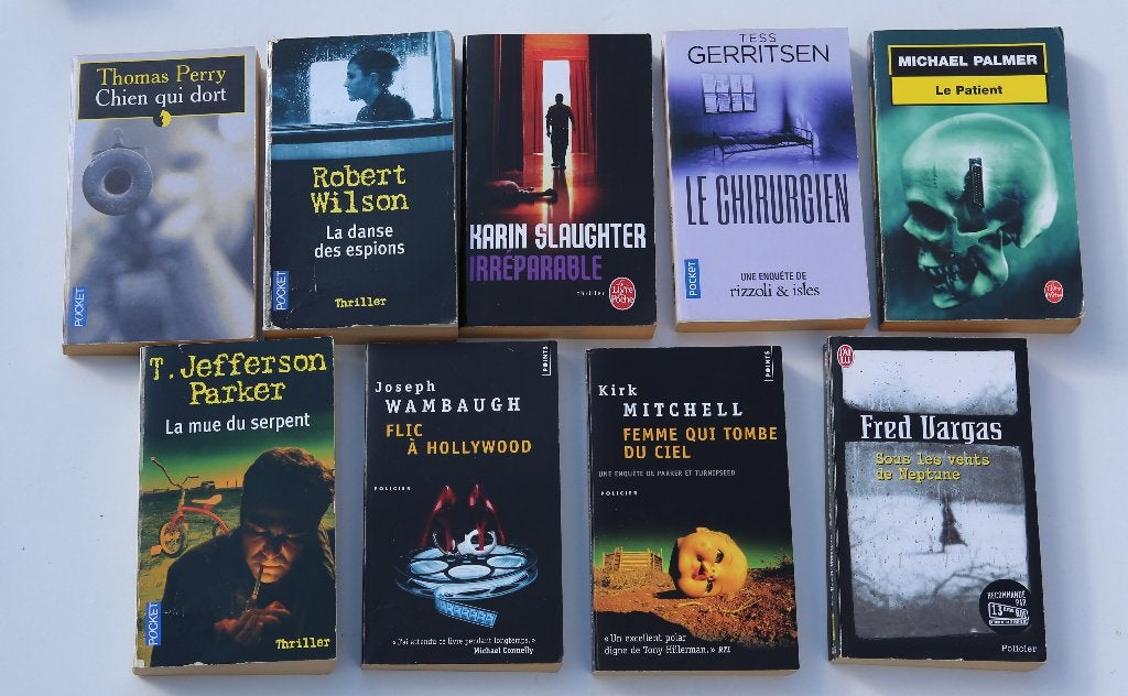 Lot de 9 thrillers, Livres, Thrillers, Enlèvement ou Envoi