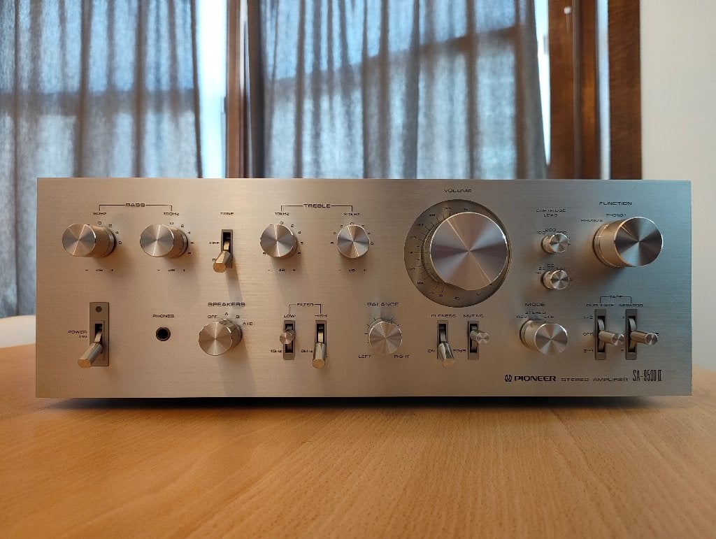 Amplificateur Pioneer SA 9500II, Audio, Tv en Foto, Versterkers en Ontvangers, Gebruikt, Ophalen of Verzenden, 60 tot 120 watt