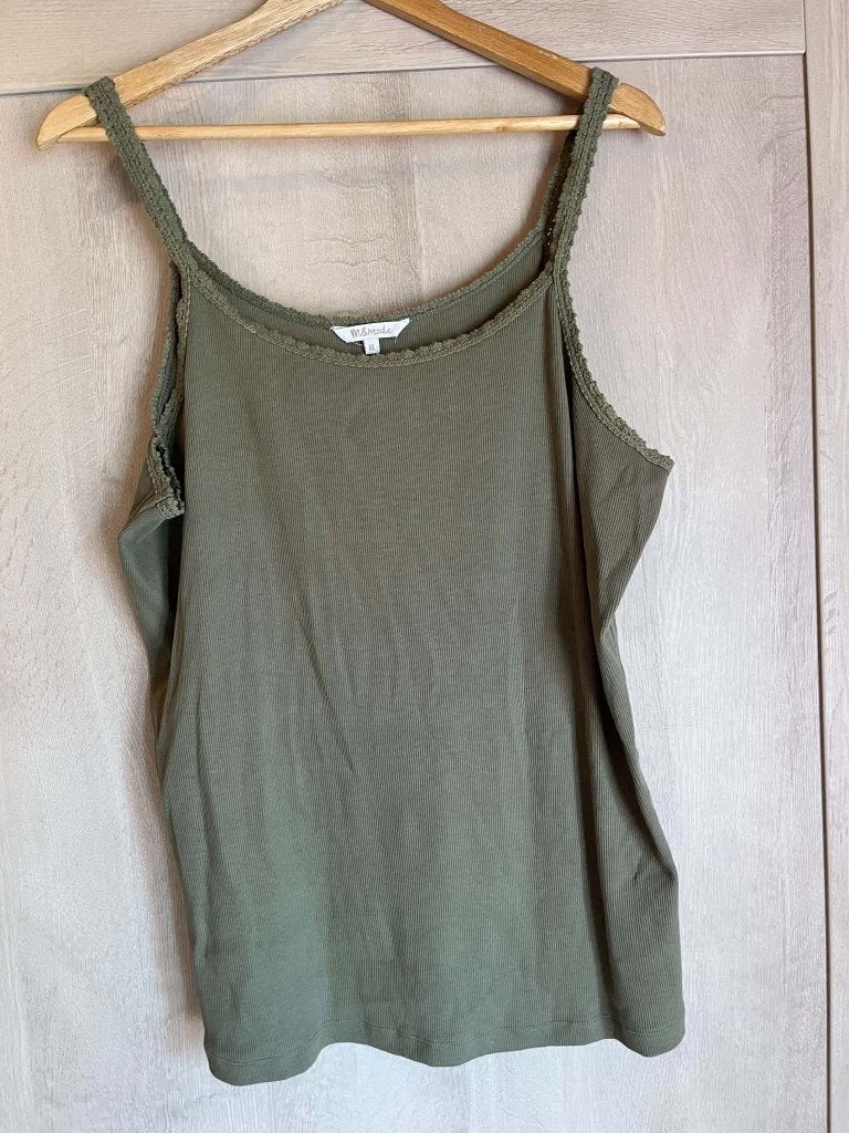 top groen kaki msmode xl, Enlèvement ou Envoi, Vert, Porté, MS Mode