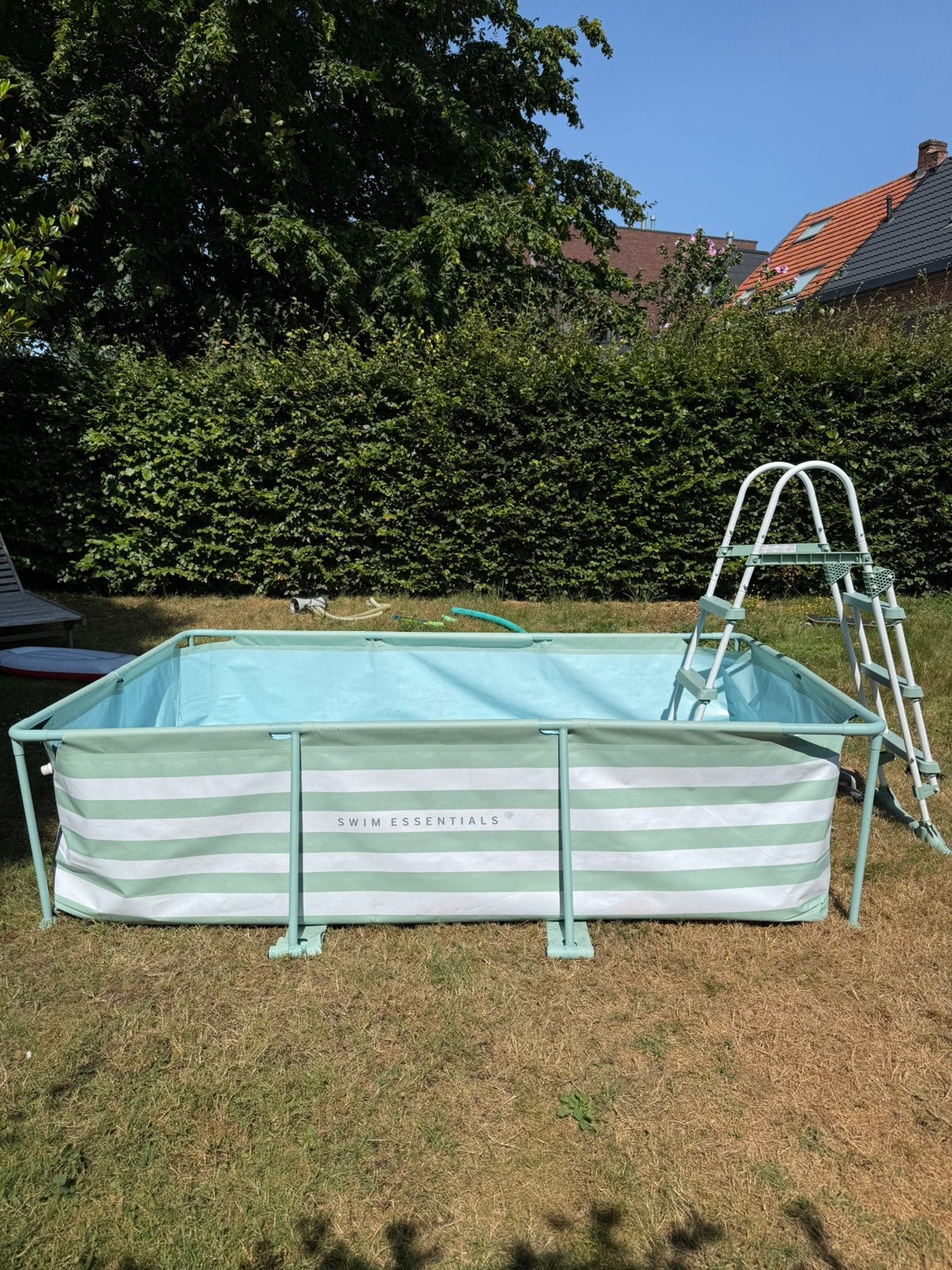 Zwembad frame Swim Essentials 260 x 160 x 65 cm groen/wit, Tuin en Terras, Ophalen, Zo goed als nieuw