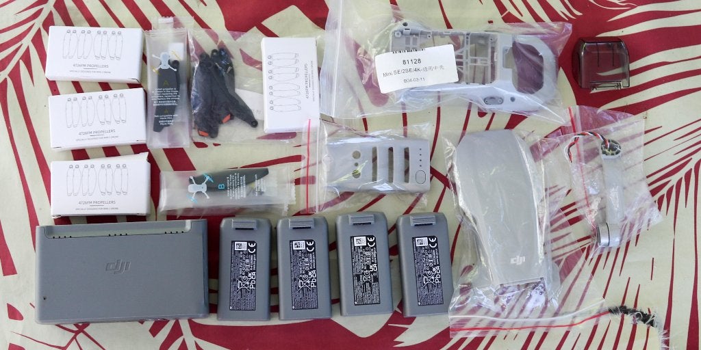 4 batterijn voor drone Mini 4K, Ophalen, Zo goed als nieuw