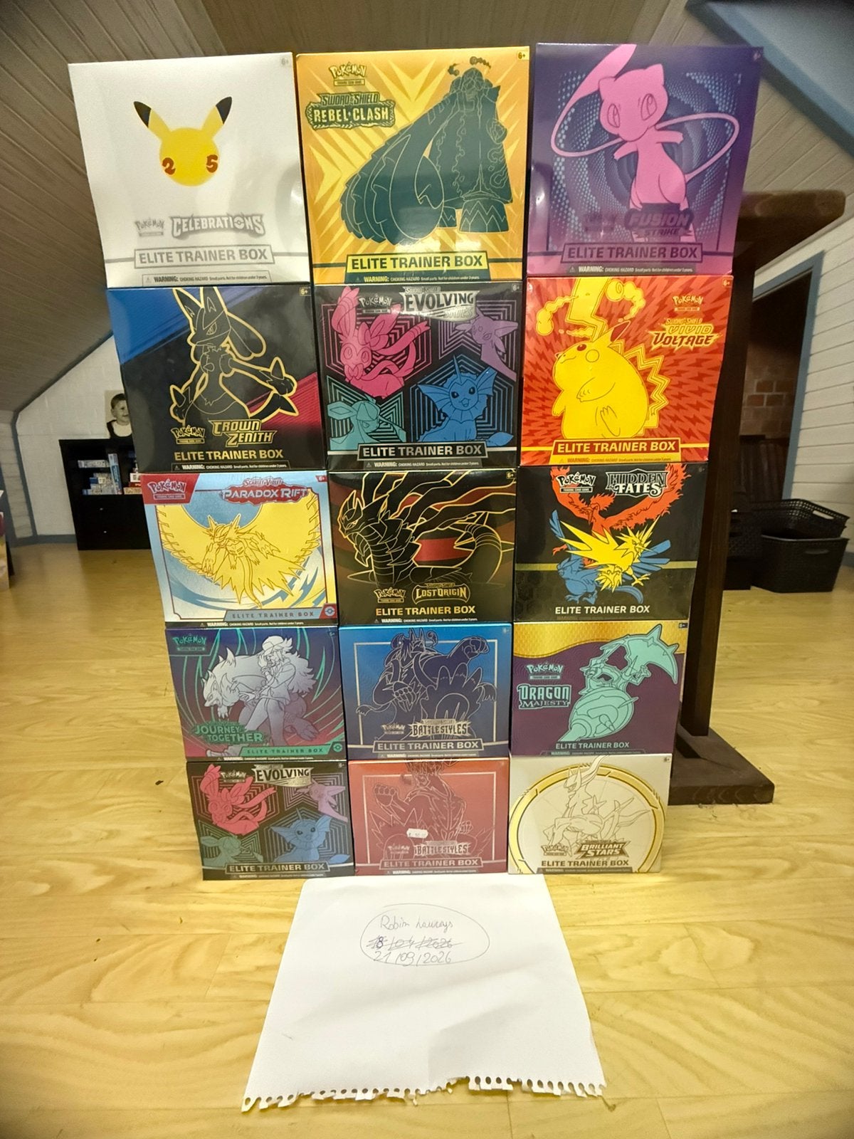 Collectie elite trainer boxen te koop pokemon, Ophalen, Zo goed als nieuw