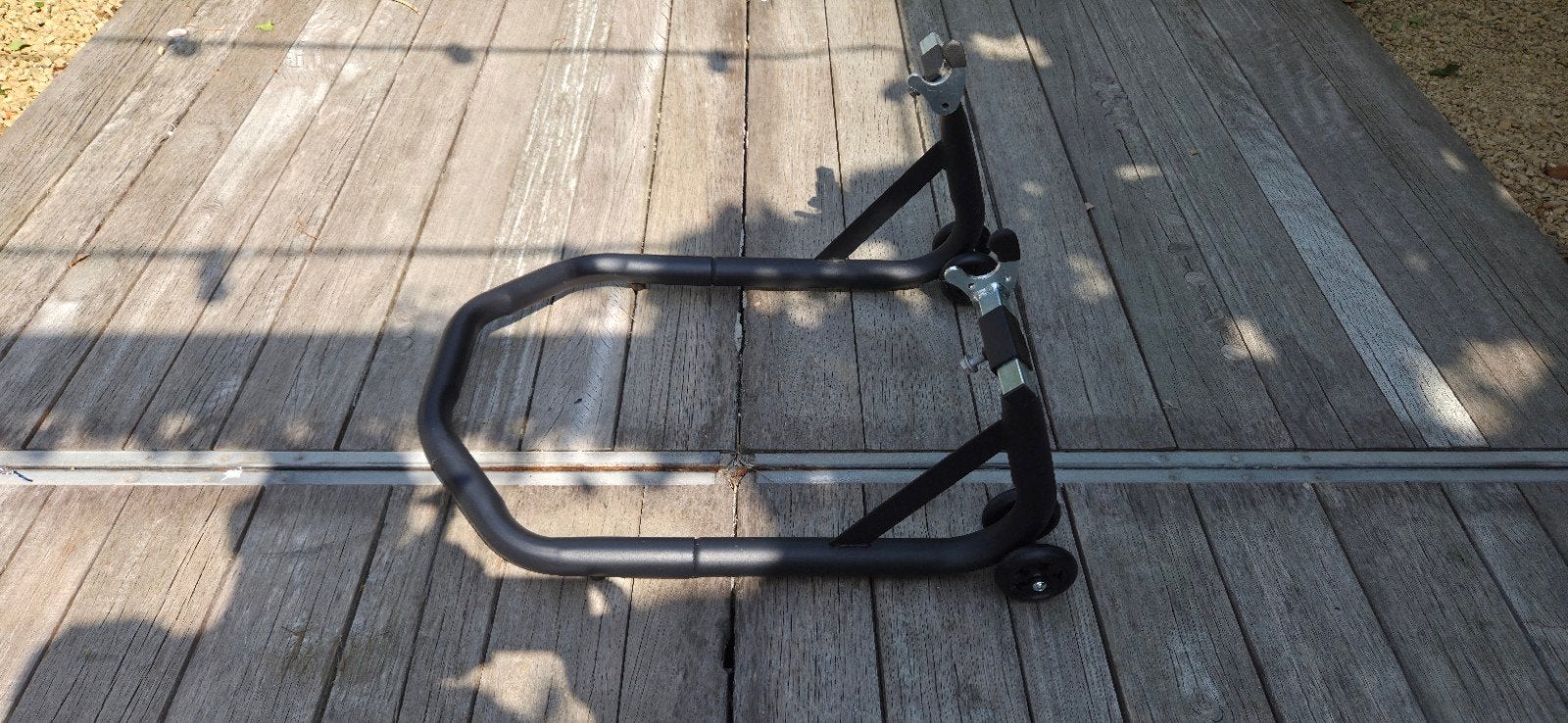 paddock stand, Enlèvement
