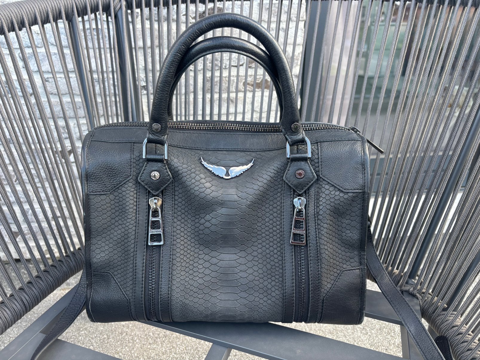 Zadig & Voltaire Sunny Medium Soft Savage, Bijoux, Sacs & Beauté, Sacs | Sacs Femme, Enlèvement, Comme neuf