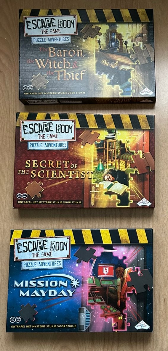 Puzzel escape rooms - Escape room the game, Ophalen, Zo goed als nieuw