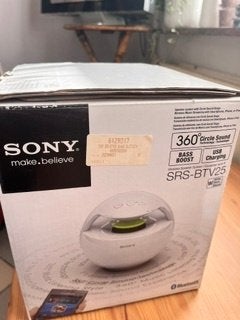 SRS-BTV25, de 3D-muzikale sfeer in het hele huis, Audio, Tv en Foto, Luidsprekerboxen, Verzenden, Zo goed als nieuw, Sony, Draagbare speaker