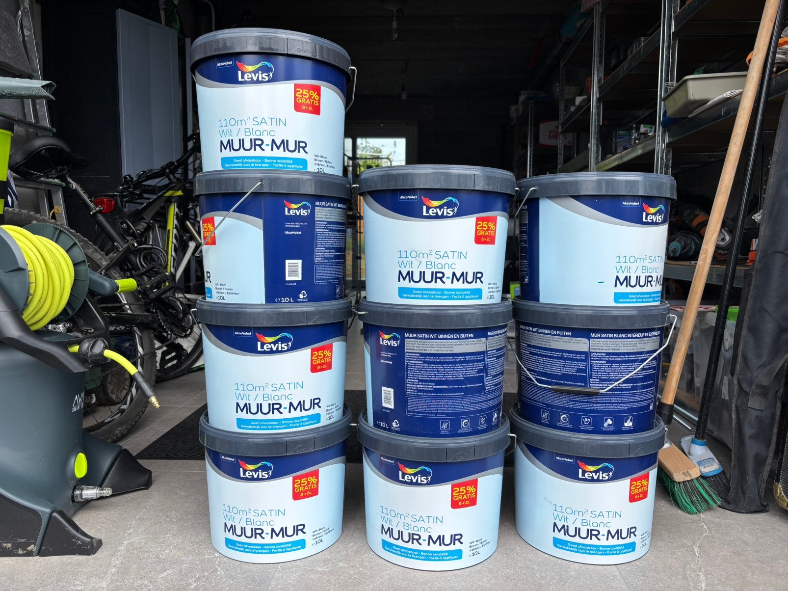 Peinture LEVIS 10l Neuf, Bricolage & Construction, Neuf, Enlèvement, Peinture, 5 à 10 litres