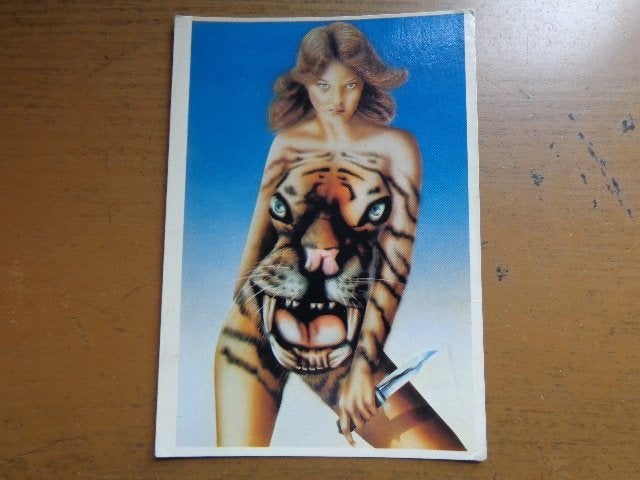 Postkaart Naakt - Tiger Lilly par A Daniels - 1979, Enlèvement ou Envoi, 1960 à 1980, Affranchie, Autres thèmes