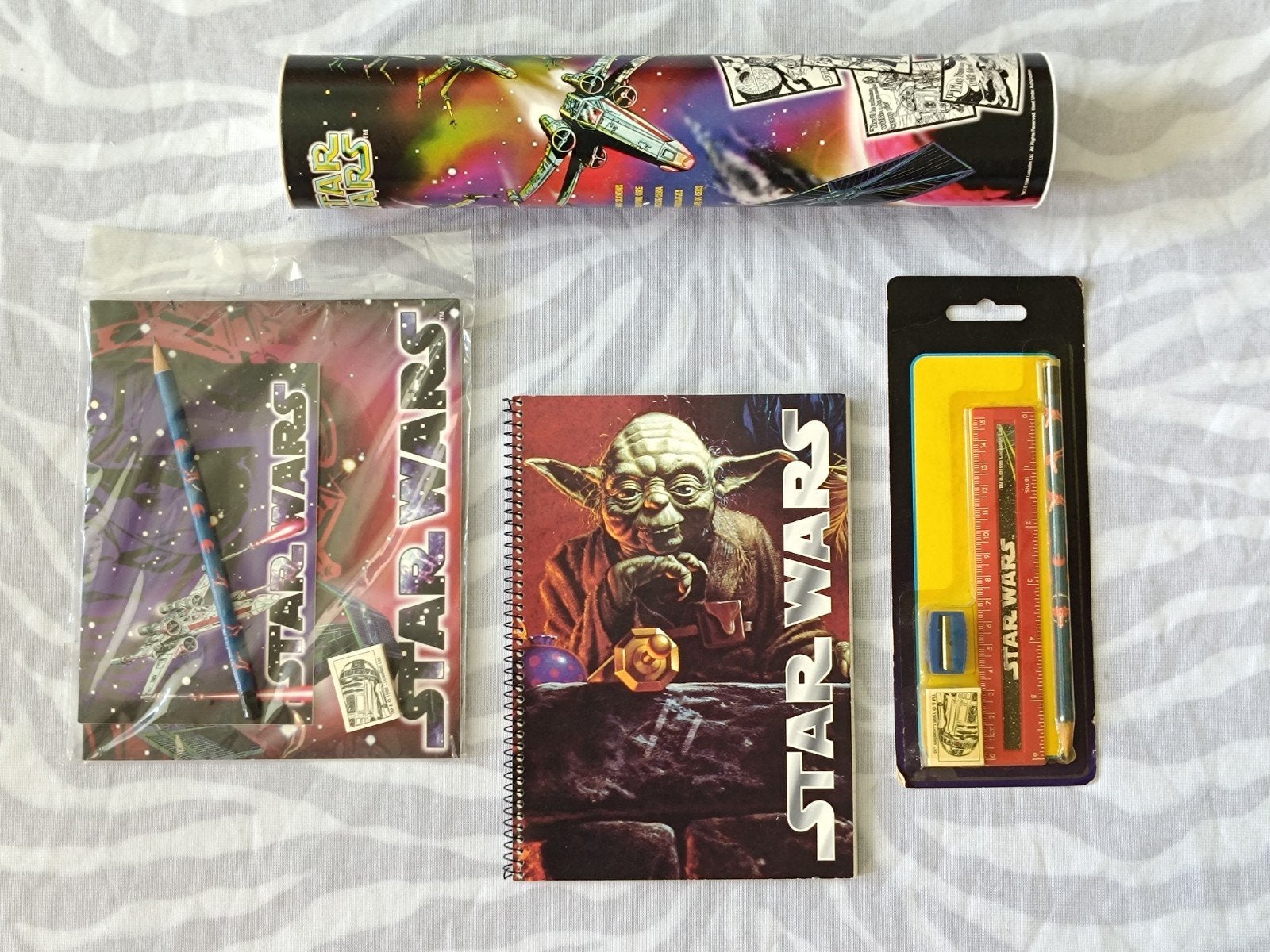 lot  Star Wars " back to shool" vintage, Collections, Enlèvement ou Envoi, Neuf, Livre, Poster ou Affiche