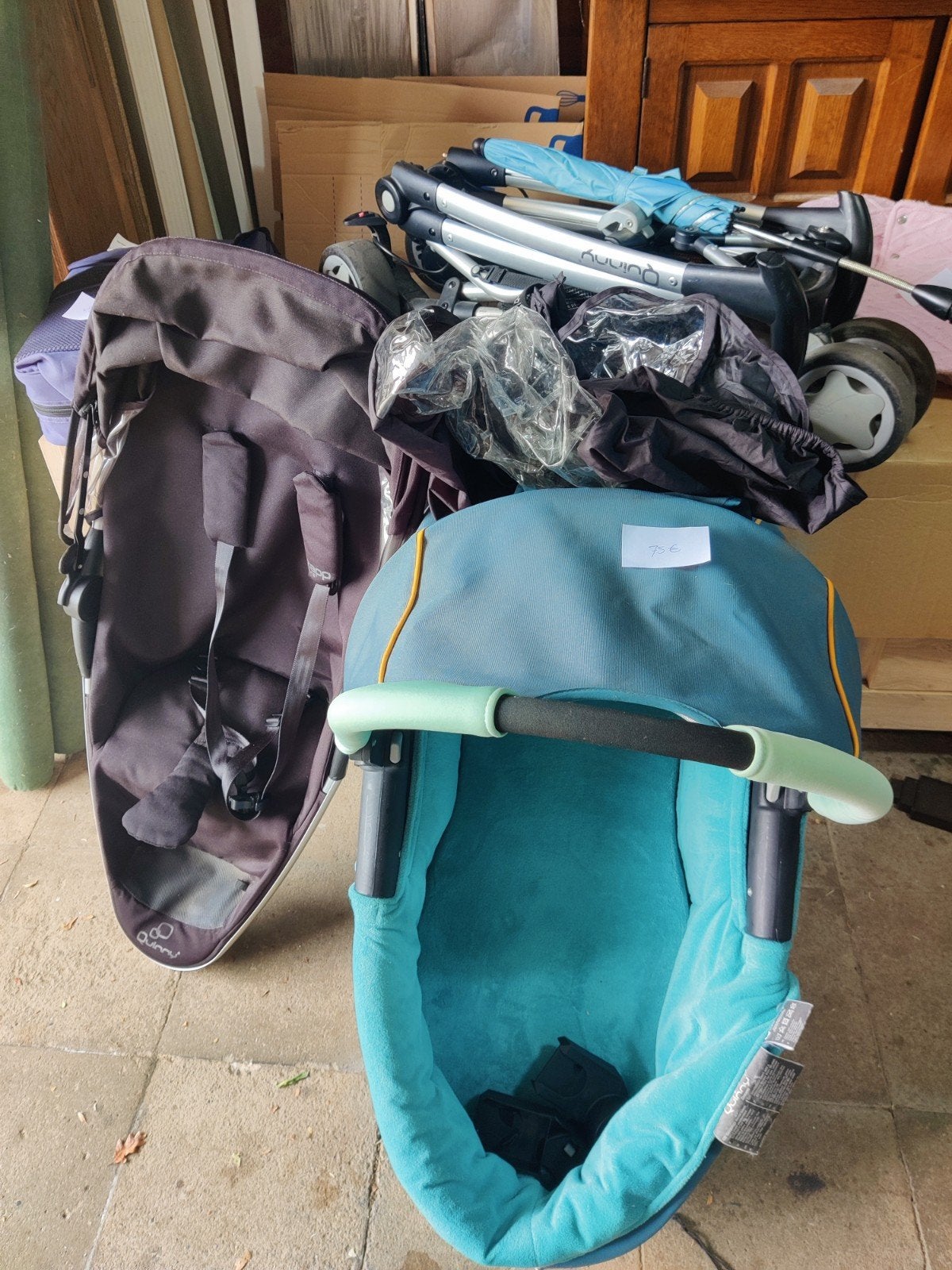 Kinderwagen, buggy, Kinderen en Baby's, Buggy's, Ophalen, Regenhoes