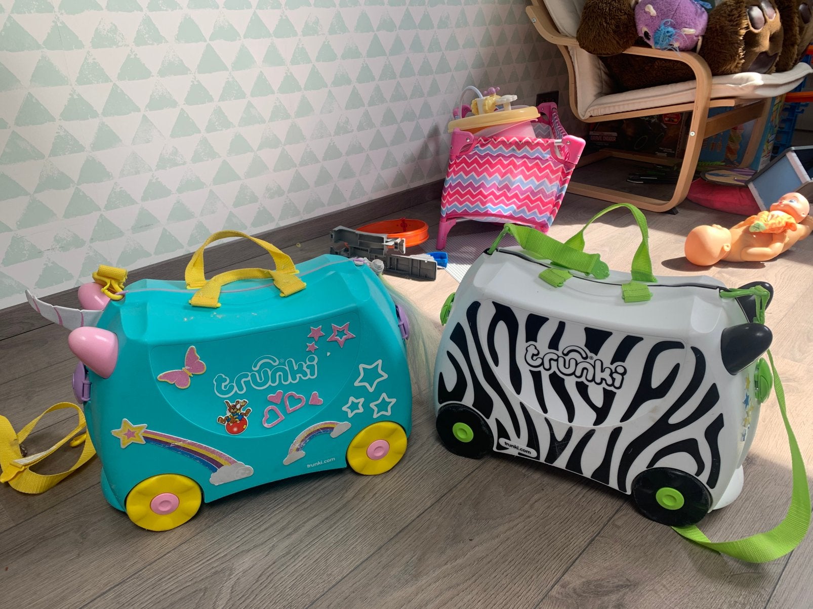 Trunki koffers, Bijoux, Sacs & Beauté, Valises, Enlèvement, Utilisé, Plastique dur