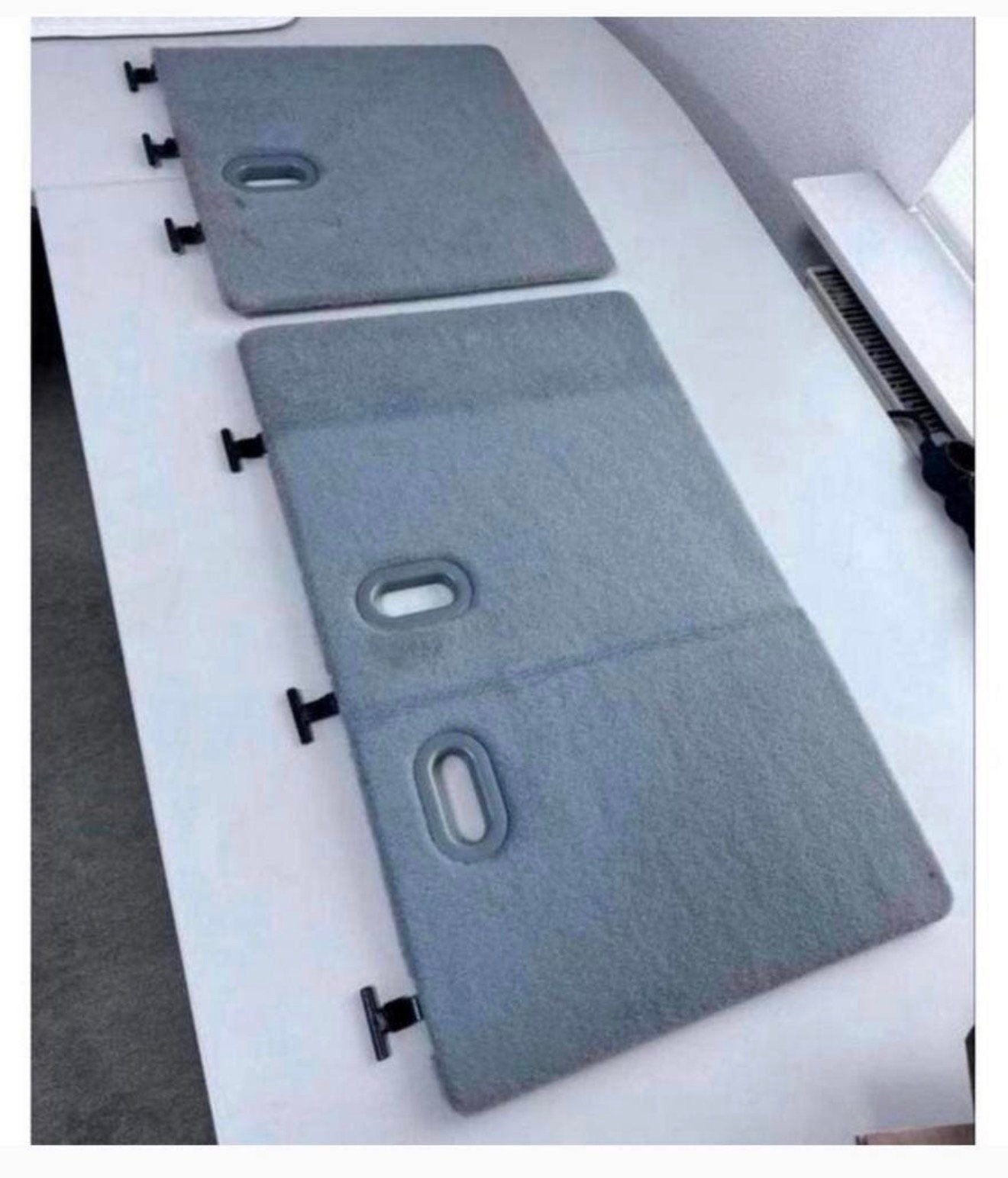 Housse de panneau de coffre Mercedes ML500 en tissu gris, Enlèvement ou Envoi, Utilisé, Mercedes-Benz