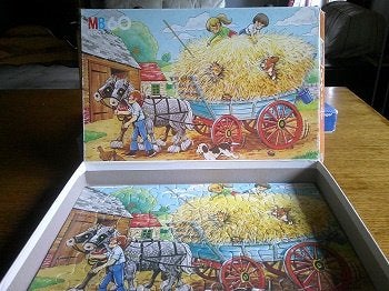 5€ la boite de puzzle 60 p, 2X20 P, 2X 25p, 3X 56p, Enlèvement ou Envoi, 10 à 50 pièces, Utilisé