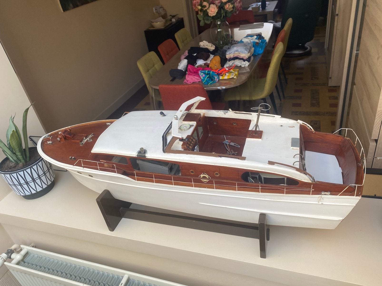 Grote boot, modelbouw, Hobby en Vrije tijd, Ophalen, Zo goed als nieuw