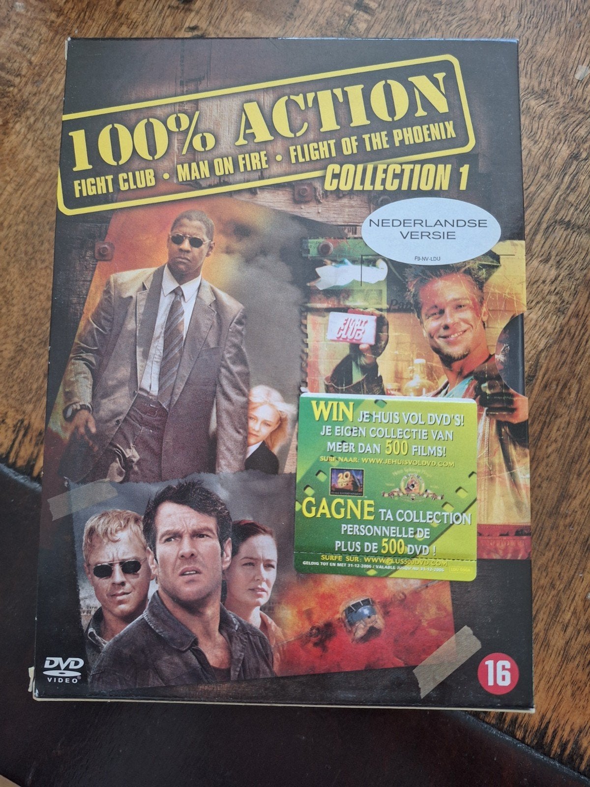 100% Action Collection - 3 top films, Ophalen of Verzenden
