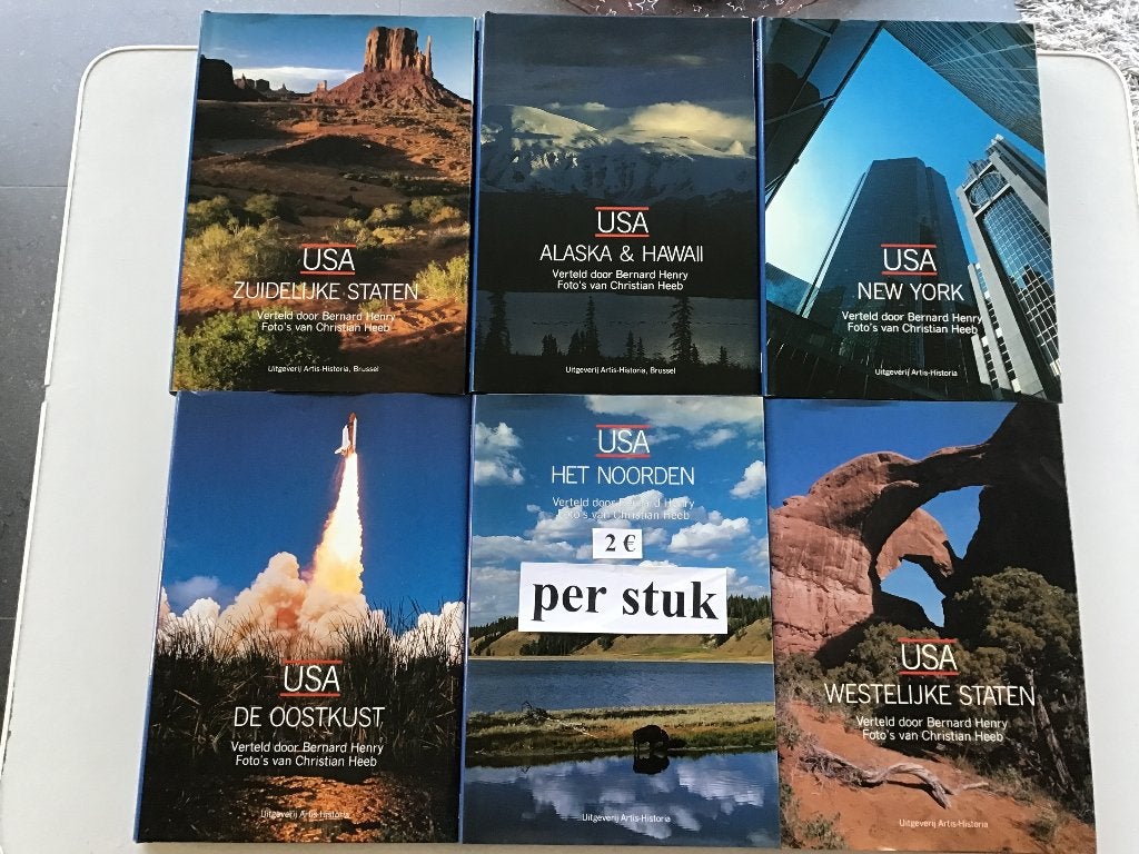 6 livres « USA » d'Artis Historia à 2 euros par livre, Enlèvement ou Envoi, Comme neuf