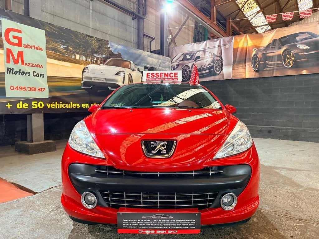 Peugeot 207cc 1.6i Airco Leder J.A., Auto's, Verwarmde buitenspiegels, Cabriolet, Leder, Handgeschakeld