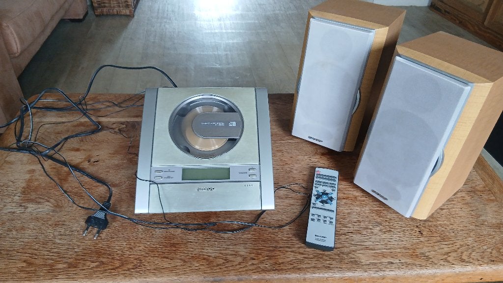 Sharp XL3500, Audio, Tv en Foto, Stereoketens, Ophalen, Gebruikt, Cd-speler, Sharp