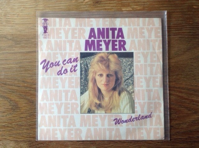 single anita meyer, 7 inch, Ophalen of Verzenden, Pop, Beschermende buitenhoes
