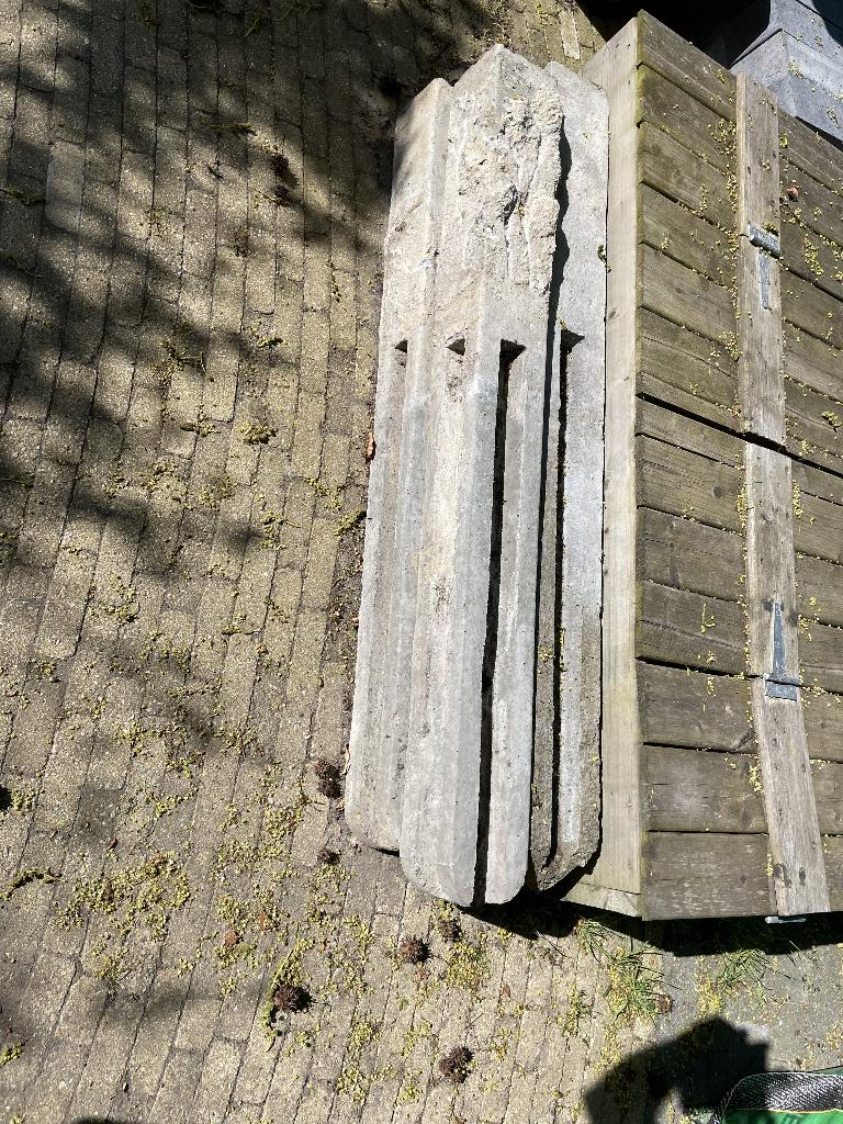 betonpalen, Doe-het-zelf en Bouw, Ophalen, Gebruikt, Betonplex